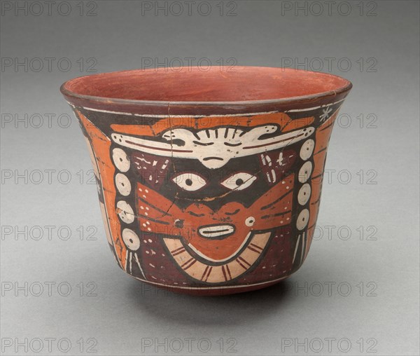 Bowl Depicting Costumed Ritual Performer, 180 B.C./A.D. 500. Creator: Unknown.