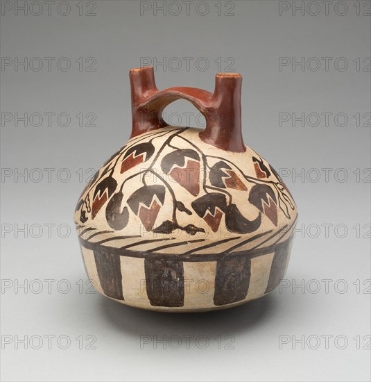 Vessel Representing a Basket Containing Lúcuma Fruits, 180 B.C./A.D. 500. Creator: Unknown.