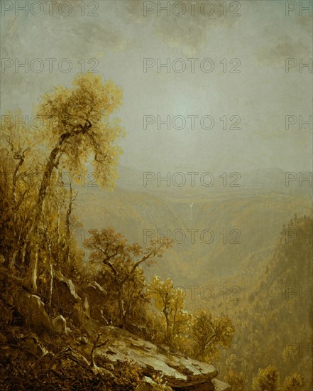 Kauterskill Clove, Catskill Mountains, 1880. Creator: Sanford Robinson Gifford.
