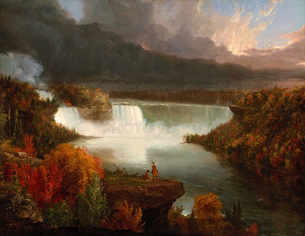 Distant View of Niagara Falls, 1830. Creator: Thomas Cole.