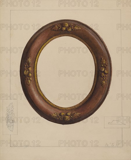 Picture Frame, c. 1936. Creator: Manuel G. Runyan.