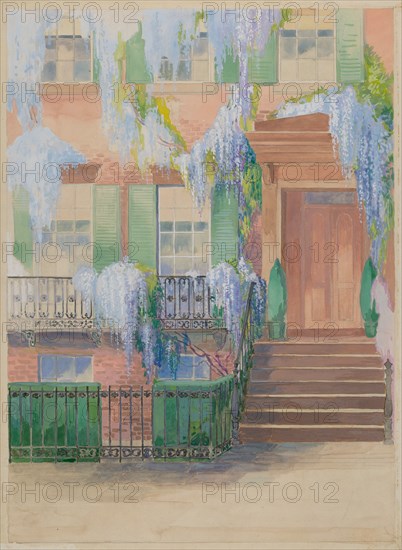 City Garden, c. 1936. Creator: Gilbert Sackerman.