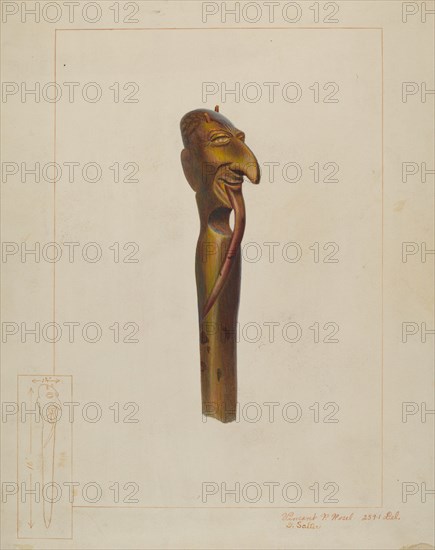 Paper Knife, c. 1938. Creators: Gordon Saltar, Vincent P. Rosel.