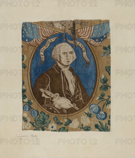 Portrait of George Washington, c. 1939. Creator: Suzanne Roy.