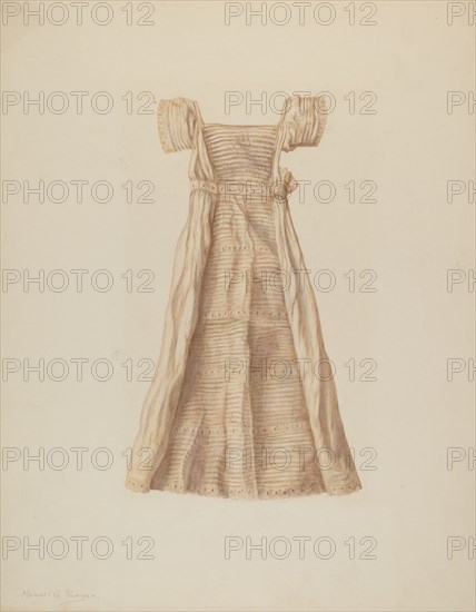 Baby Dress, c. 1939. Creator: Manuel G. Runyan.