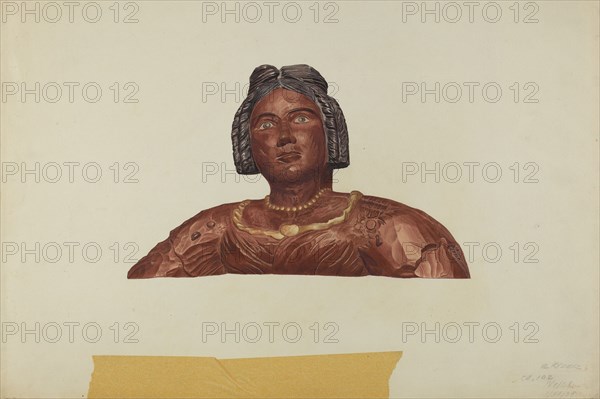 Stern Piece: Pocahontas, c. 1939. Creator: Albert Ryder.