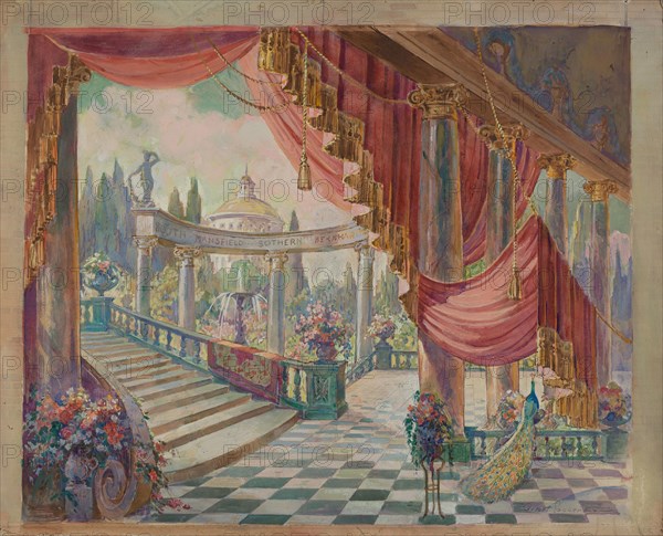 Stage Set, c. 1939. Creator: Gilbert Sackerman.