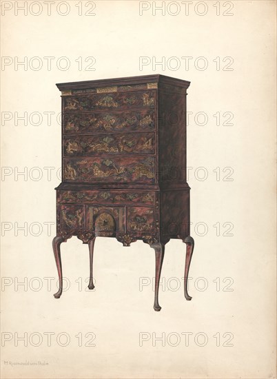 Highboy, c. 1940. Creator: M. Rosenshield-von-Paulin.