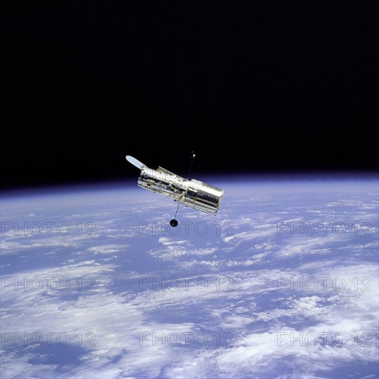 Hubble Space Telescope and Earth Limb, 1997. Creator: NASA.