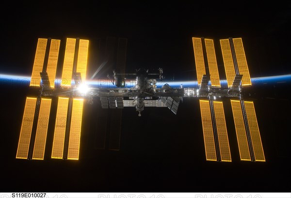 International Space Station, March 2009. Creators: NASA, European Space Agency.
