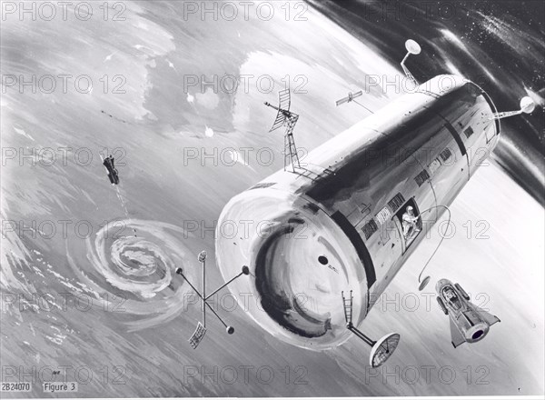 Proposed USAF Manned Orbiting Laboratory, 1960. Creator: NASA.