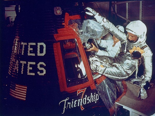 Friendship 7, February 20, 1962.  Creator: NASA.