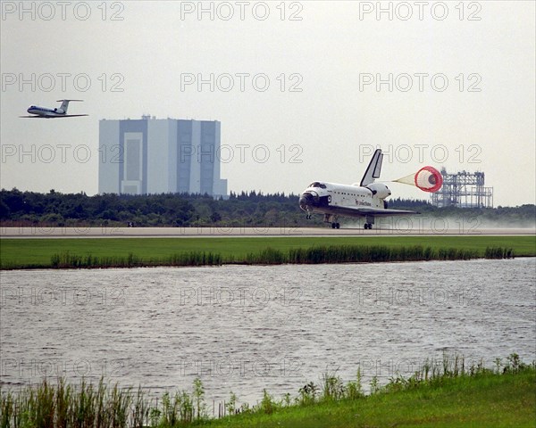 STS-84 landing, Florida, USA, May 24, 1997. Creator: NASA.