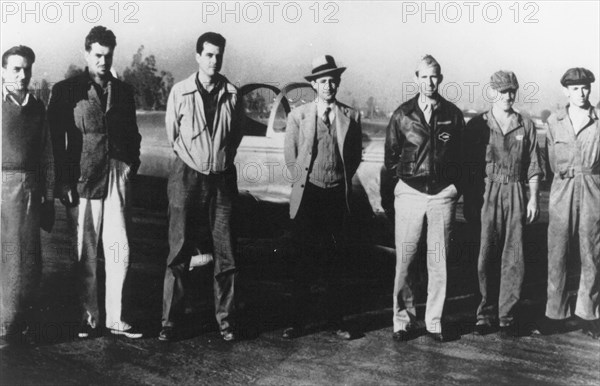 JATO Flight Test Crew, 1941. Creator: NASA.