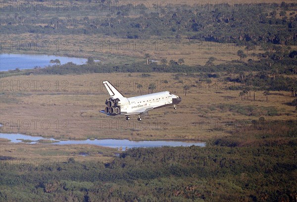 STS-56 Landing, Florida, USA, 1993. Creator: NASA.