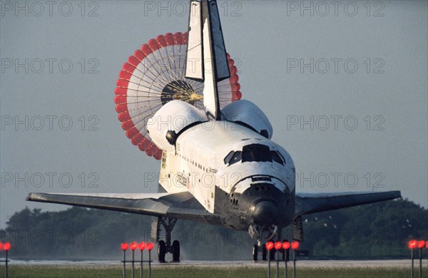 STS-50 landing, USA, July 9, 1992. Creator: NASA.
