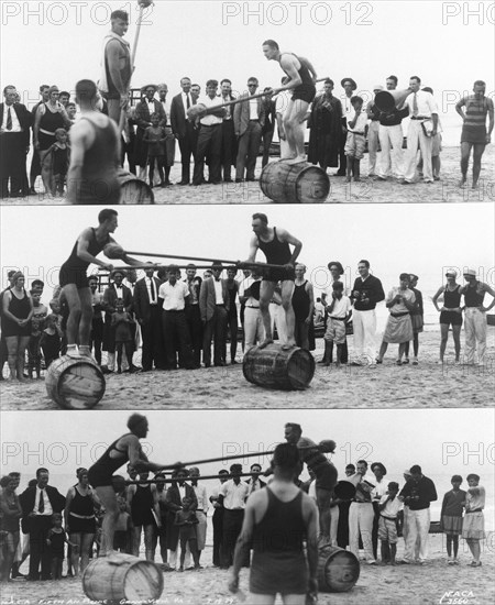 Langley Laboratory annual picnic, Buckroe Beach, Hampton, Virginia, USA, July 1, 1929.  Creator: Unknown.