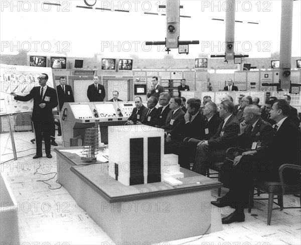 Kennedy at Cape Canaveral, Florida, USA, 1963.  Creator: NASA.