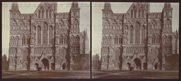 Salisbury Cathedral, Salisbury, Wiltshire, Wiltshire, 1913. Creator: Walter Edward Zehetmayr.