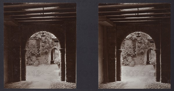 Cathedral Close, Exeter, Devon, 1913. Creator: Walter Edward Zehetmayr.