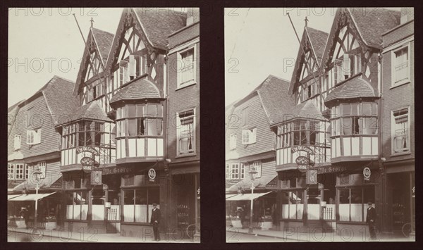 Old George Inn, 17 High Street, Salisbury, Wiltshire, 1913. Creator: Walter Edward Zehetmayr.