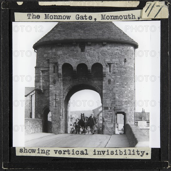 Monnow Bridge and Gate, Monmouth, Monmouthshire, Wales, 1920s-1930s. Creator: Unknown.