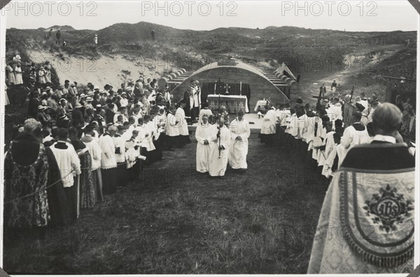 St Piran's Oratory, Penhale Sands, Perranzabuloe, Cornwall, 1936. Creator: Unknown.