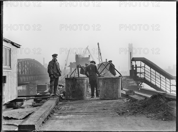 Demolition of Waterloo Bridge, City of Westminster, Greater London Authority, 1936. Creator: Charles William  Prickett.