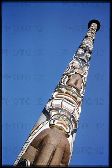 Totem Pole, Windsor Great Park, Runnymede, Surrey, 1959. Creator: Norman Barnard.