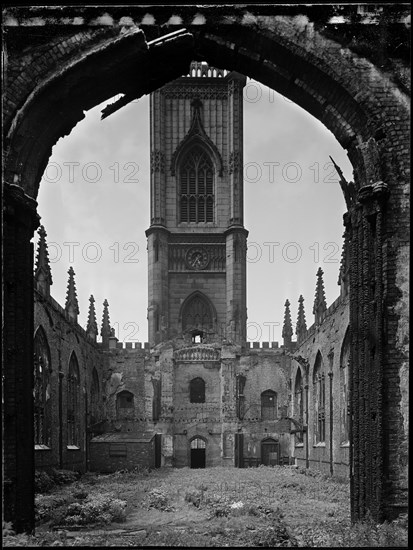 St Luke's Church, Leece Street, Liverpool, 1963. Creator: Frederick Palmer.