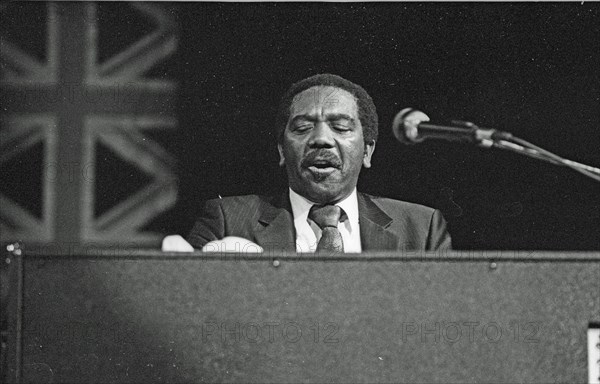 Jimmy Smith, Philip Morris Jazz. Festival. Dominion Theatre. London, Nov 1985. Creator: Brian O'Connor.