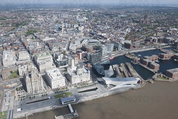 The Liverpool Waterfront and Royal Albert Dock, Liverpool, 2015. Creator: Historic England.