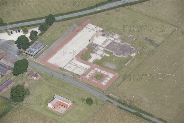 Wroxeter Roman city baths, Shropshire, 2015. Creator: Historic England.