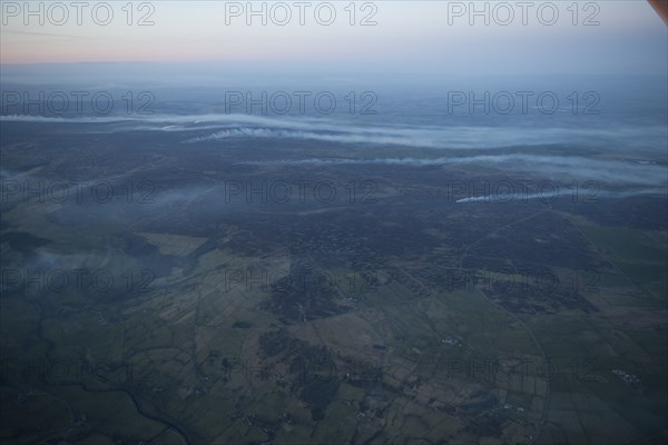 Fires on Dallow Moor, North Yorkshire, 2015. Creator: Historic England.