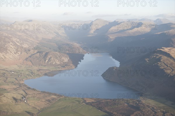 Ennerdale Water, from the west, Cumbria, 2015. Creator: Historic England.