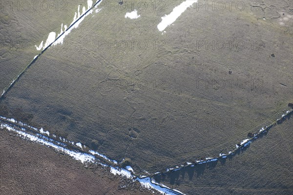 Practice trenches, Redmires First World War Training Area, Hallam Moors, Sheffield, 2015. Creator: Historic England.