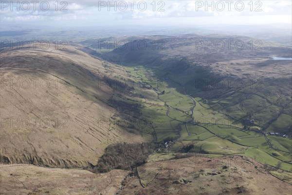 Longsleddale from the north, Cumbria, 2015. Creator: Historic England.