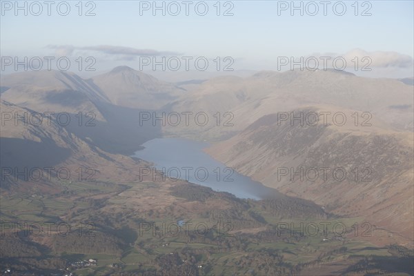 Wast Water, Kirk Fell and Scafell, Cumbria, 2015. Creator: Historic England.