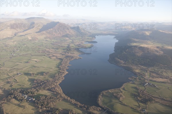 Bassenthwaite Lake and Skiddaw, from the north-west, Cumbria, 2015. Creator: Historic England.