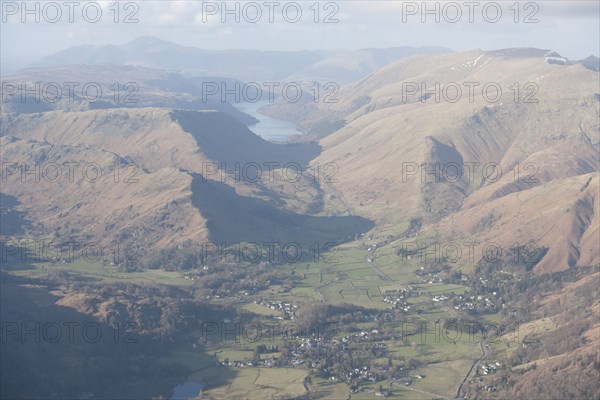 Thirlmere viewed from Grasmere, Cumbria, 2015. Creator: Historic England.