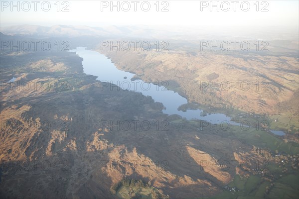 Coniston Water, from the south-west, Cumbria, 2015. Creator: Historic England.