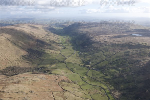 Longsleddale from the north, Cumbria, 2015. Creator: Historic England.