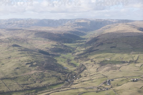 Longsleddale from the south, Cumbria, 2015. Creator: Historic England.