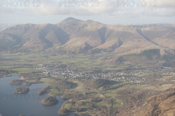 Keswick and Skiddaw, Cumbria, 2015. Creator: Historic England.