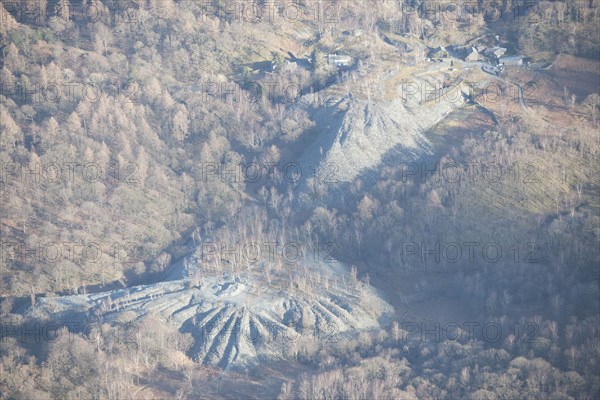 Spoil heaps, Hodge Close Quarry, Cumbria, 2015. Creator: Historic England.