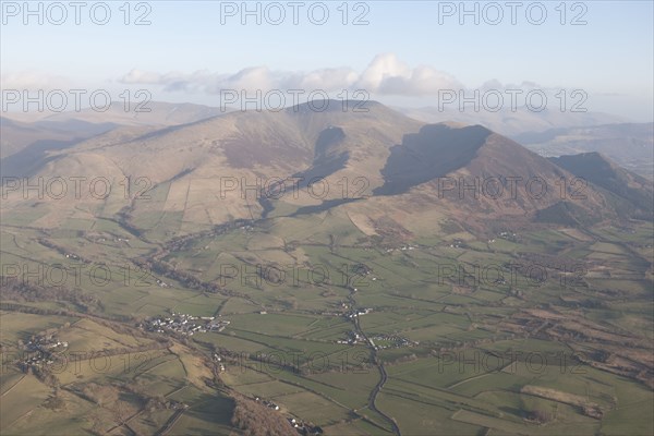 Skiddaw from the north-west, Cumbria, 2015. Creator: Historic England.