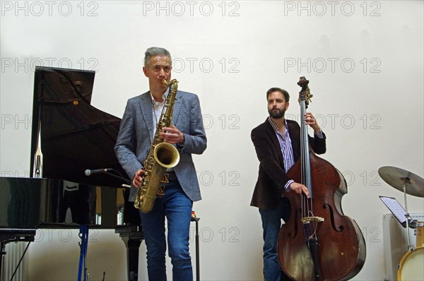 Darius Brubeck Quartet, NJA Fundraiser, Loughton Methodist Church, Essex, Sep 2021. Creator: Brian O'Connor.