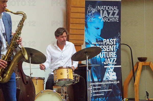 Wesley Gibbens, Darius Brubeck Quartet, NJA Fundraiser, Loughton Methodist Church, Essex, Sep 2021. Creator: Brian O'Connor.