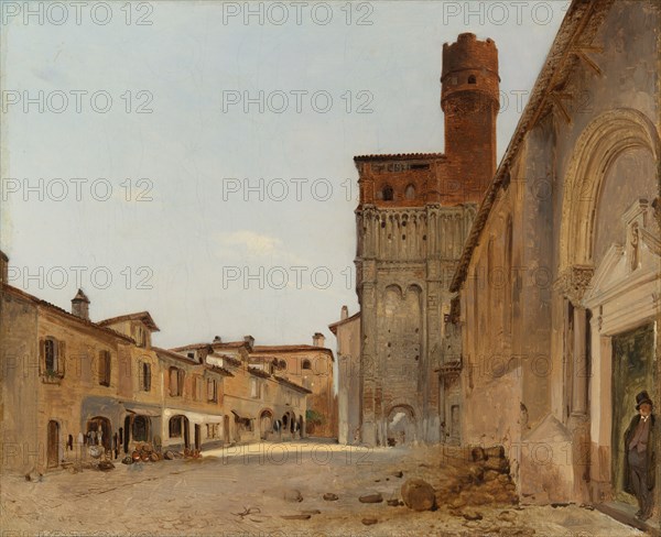 Saint Salvi Church, Albi, 1830/40. Creator: Pierre Achille Poirot.