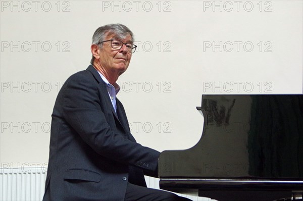 Darius Brubeck, Darius Brubeck Quartet, NJA Fundraiser, Loughton Methodist Church, Essex, Sep 2021. Creator: Brian O'Connor.